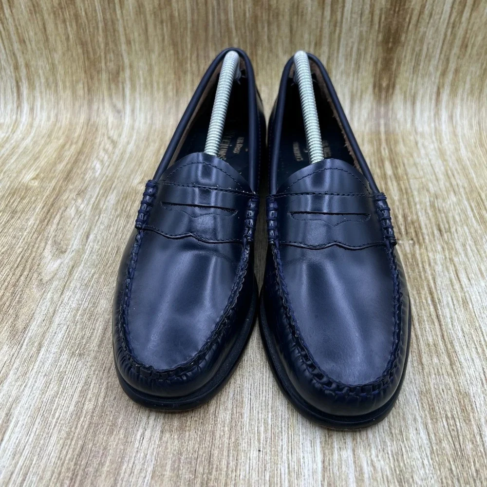G.H. Bass Weejuns Whitney Loafers Women's Size 6.5 Navy Blue Penny Slip On